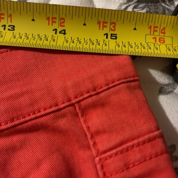 Gorgeous coral colour skinny crop pant - Picture 4 of 8